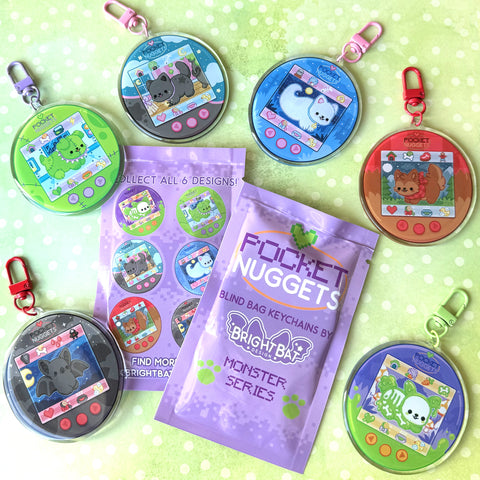 Pocket Nuggets: Monsters Blind Bag Keychains