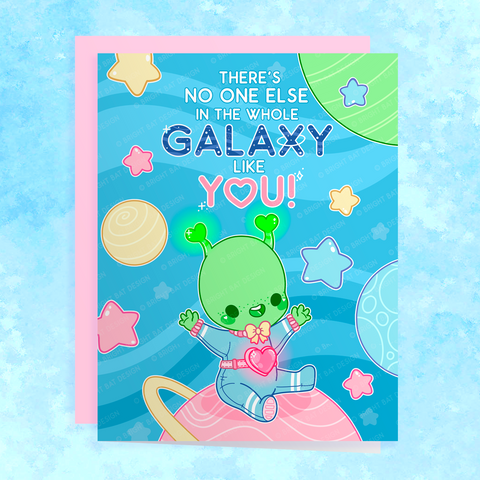 Alien Valentine's Day Card