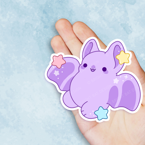 Bright Bat Nugget Vinyl Sticker