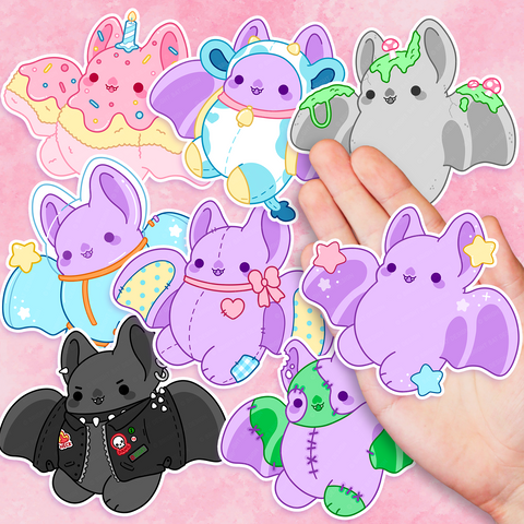 Bright Bat Nuggets Vinyl Sticker Set