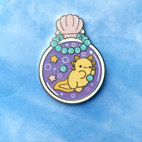 Mermaid Bottle Lotl Enamel Pin