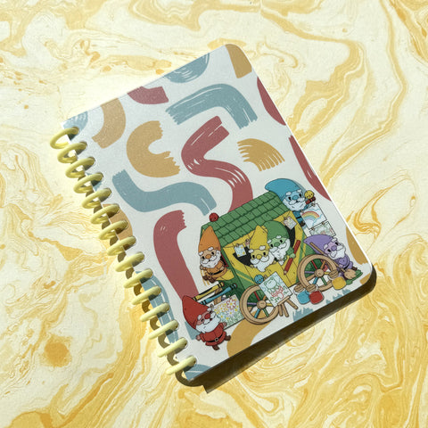 Color Market Gnomes Mini Notebook