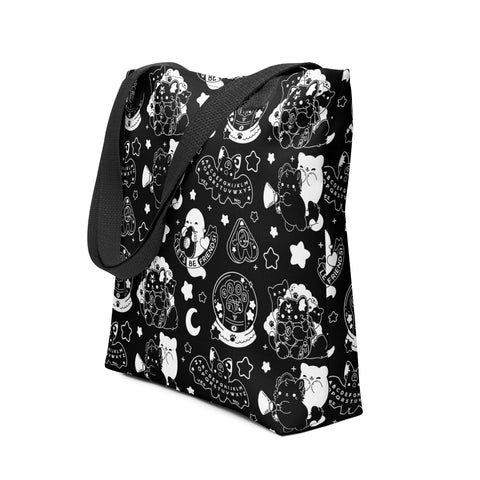 Paranormal Nuggets Black Tote Bag