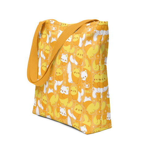 Candy Corn Cats Tote Bag