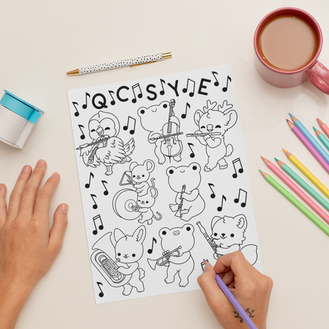 QCSYE Coloring Pages ( 4 Pack ) ( Digital Download )