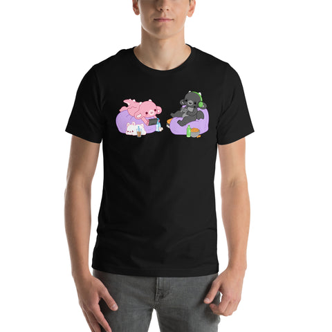 Ink and Blush Beanbag Gamer Dragons TShirt