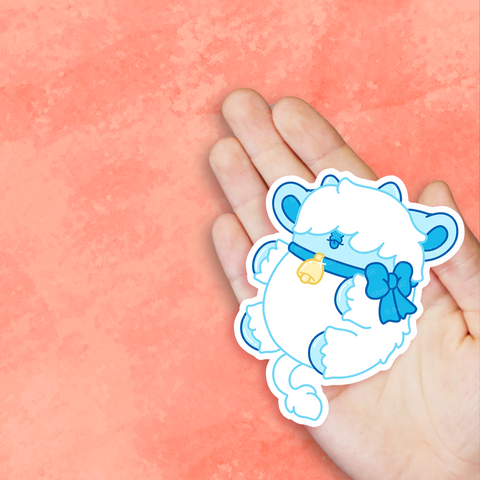 Slushie the Snow Cow Nugget Vinyl Sticker