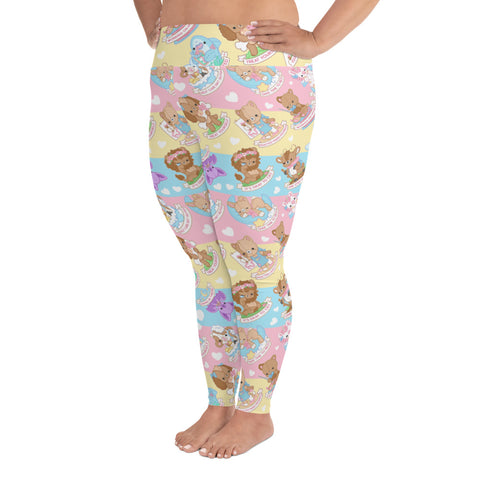 Self Care Plushie Pals Plus Size Leggings